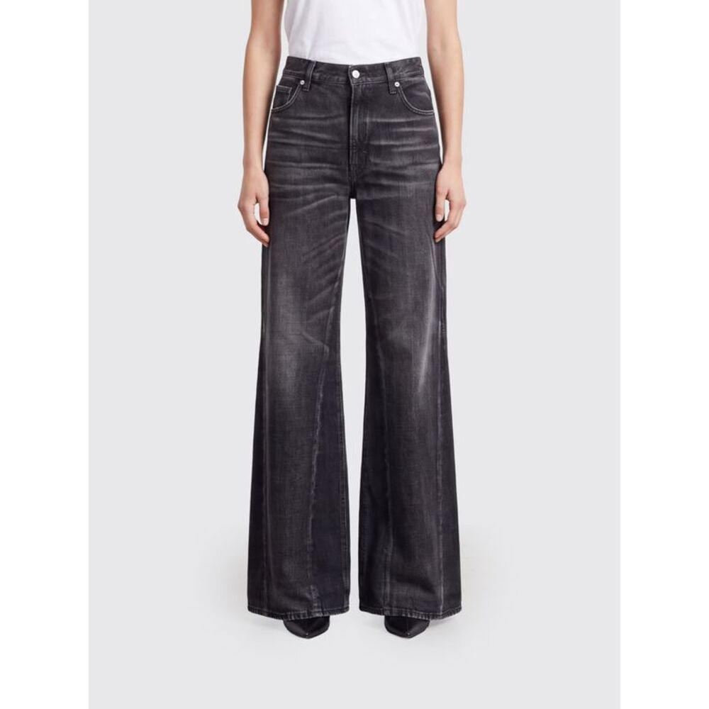 Haikure Women Star High-Waisted Wide-Leg Cotton Denim Jeans Haikure